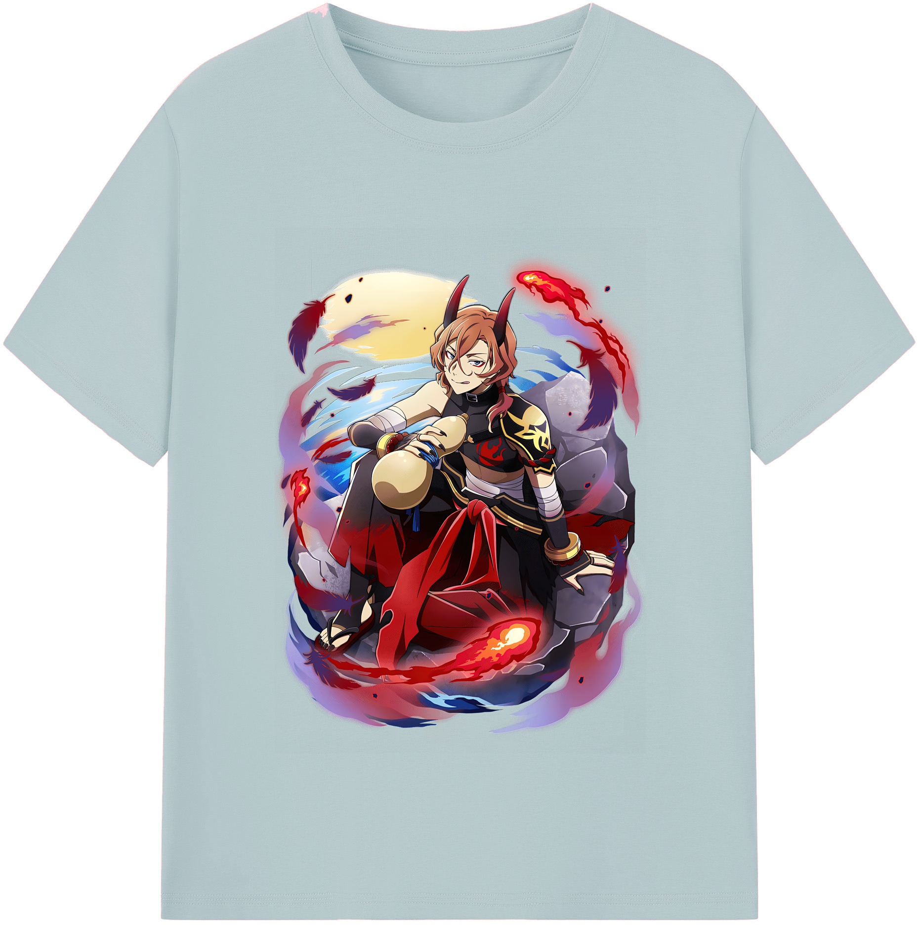 （画像用） 文豪ストレイドッグス Bungo Stray Dogs 綿100％半袖Tシャツ（フロントプリント）